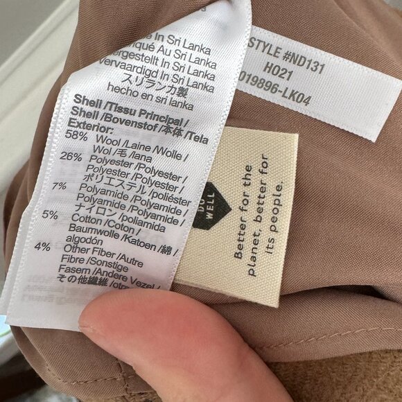 Madewell Curvy (Re)sourced Zip-Front Mini Skirt in Windowpane - Size 6 - Picture 3 of 3